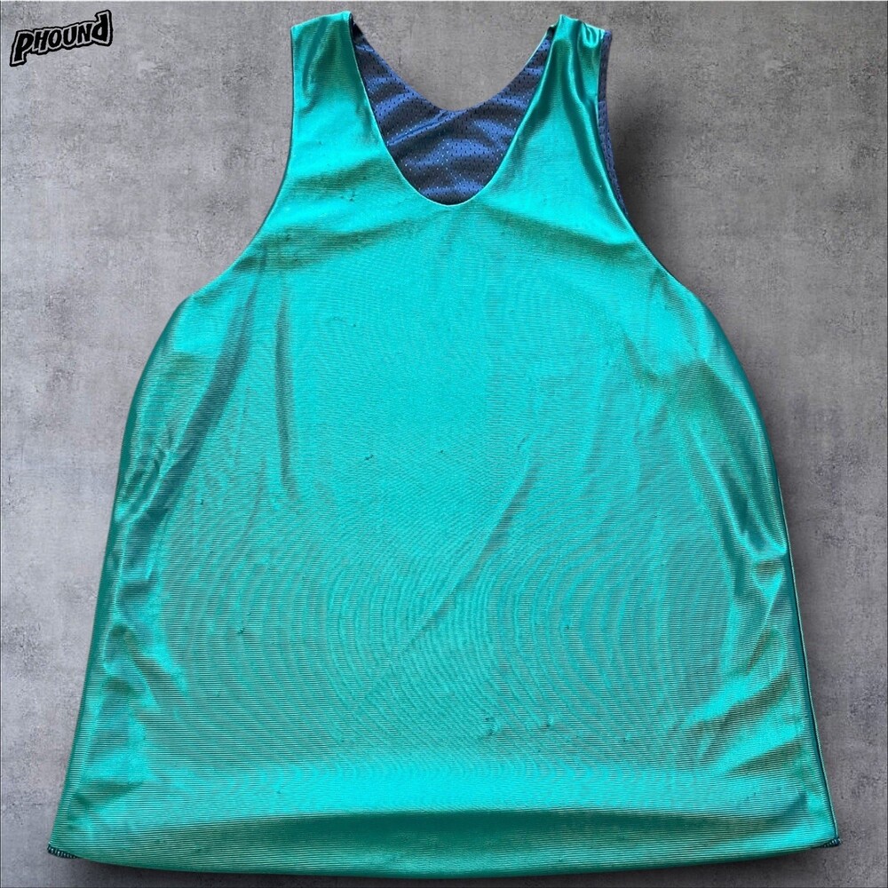 Vintage Russell Athletic Basketball Jersey M Reversible USA Shimmer Dazzle